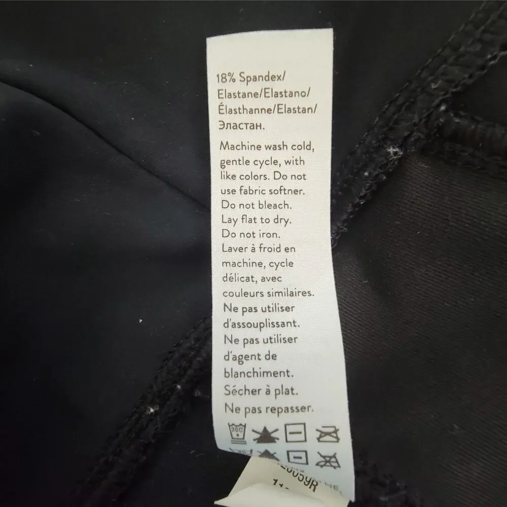 SPANX High Rise Ponte Side Velvet Leggings Womens S Stretchy Polished Athletic - Picture 6 of 10